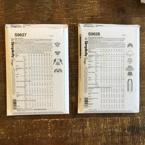 Simplicity Sewing Pattern S9627 Misses Cosplay Costume Six Broadway 6-14 UNCUT - Picture 2 of 3